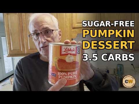 Sugar-Free Pumpkin Pie Dessert | No Bake, Low-Carb, 3.5 Carbs a Serving