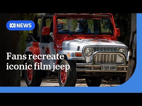 Jurassic Park fan fulfils childhood dream of recreating Jeep | ABC NEWS