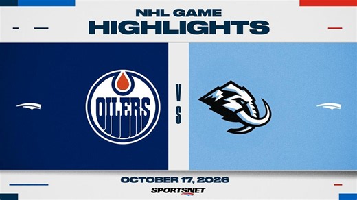 NHL Highlights | Oilers vs. Mammoth - October 17, 2026