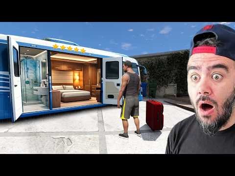 FRANKLIN EVINI OTOBÜSE TAŞIDI YENI EVI OLDU - GTA 5 MODS