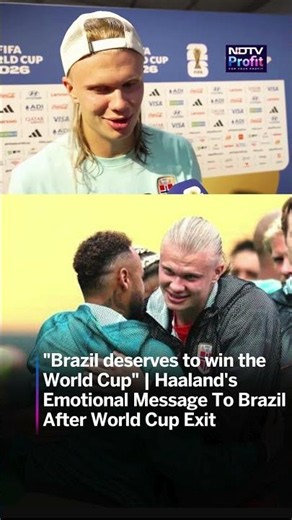 What Haaland Told Brazil After Eliminating Them #Shorts