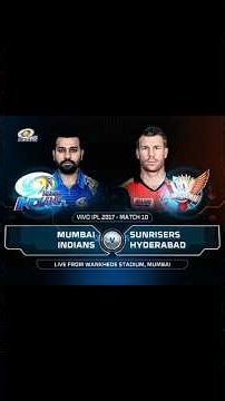 vivo Ipl2017 highlights of MI vs SRH #viratkohli #rohitsharma #ipl #viral #cricketshorts #trending