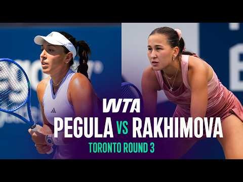 Jessica Pegula vs. Kamilla Rakhimova | 2026 Toronto Round 3 | WTA Match Highlights