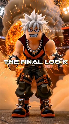 I Turned Bakugo into Dress to Impress… EXPLOSION WARNING 💥😳 #viralshorts #shorts