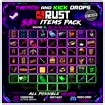 Rust Drops Mega Bundle 52 Items (Rounds 50-53 & Kick Round 3) | Fast Delivery