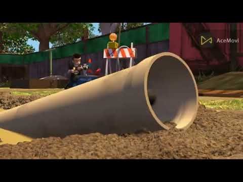 Toy Story- Sid explodes Buzz in a rocket