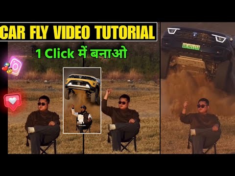 Viral Car Fly Entry Video Editing | Make A Car Jump Video Using Ai |Car Entry Ai Video Edit