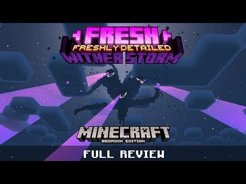 FWS: Freshly Detailed Wither Storm Bedrock Port Full Review | Minecraft Bedrock Add-On