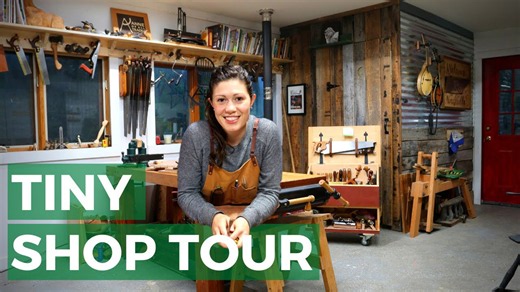 Inside my tiny woodworking workshop