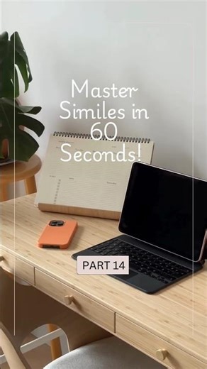 Master Similes in 60 Seconds! Learn Figures of Comparison FAST PART 14#shorts #education #english