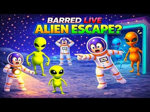 🔴 ESCAPE THE ALIENS ? 😱👽 BARRED Challenge 🔥 Live With Viewers #shorts #shortsfeed #live