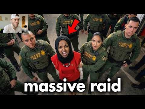 Ilhan Omar Shouts "I'M INNOCENT"... as Trump RAIDS HER HEADQUARTERS