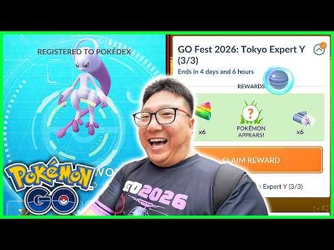 I Caught Mega Mewtwo in Pokemon GO! Japan Go Fest 2026 City Experience