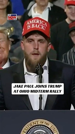 Jake Paul joins Trump at Ohio rally