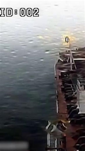 Terrifying moment oil tanker explodes off UK coast after crashing into container ship | The Irish Sun