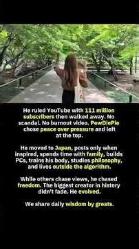 Why PewDiePie Walked Away From YouTube