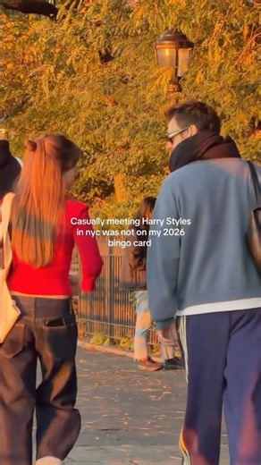 Harry Styles WALKS With A FAN in New York City