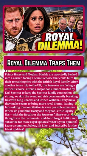 BREAKING: Prince Harry & Meghan Markle Trapped in Royal Dilemma!