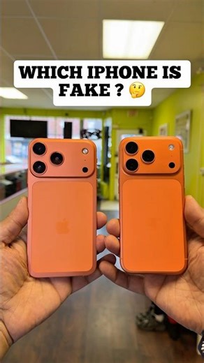 Nobody GUESS IT Right! Which iPhone is FAKE ? 🤔 #shorts #moneytalkswireless #iphone17pro