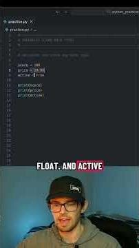Python Basics — Variables (Fundamentals)