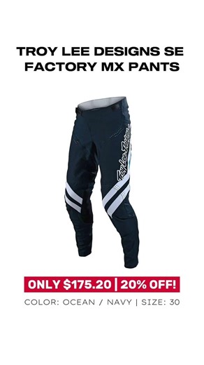 Motorhelmets Store Sale Troy Lee Designs SE Factory and GP Mono Men's Off-Road Pants #shorts #video
