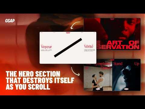Scroll Animation Showdown: GSAP & ScrollTrigger vs One Innocent Hero Section
