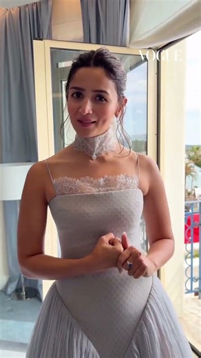 Alia Bhatt in conversation with Vogue at Cannes | Vogue India