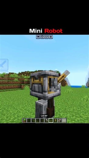 Minecraft Mini Robot Build hack #gamerfleet