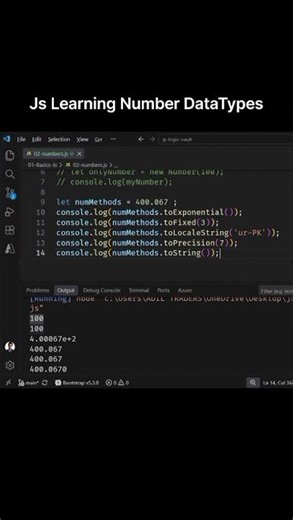 JavaScript Number Methods Explained ⚡ | JS Basics