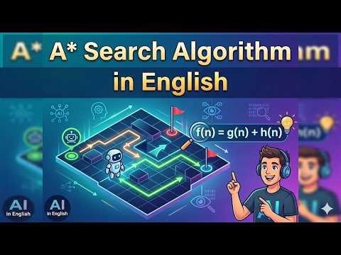 A* Search Algorithm Explained | Pathfinding & AI Logic | Unit 2 in English