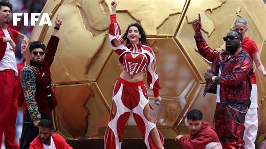 Nora Fatehi, Vegedream and Sanjoy perform Siir Siir at FIFA World Cup 2026 Opening Match in Canada!