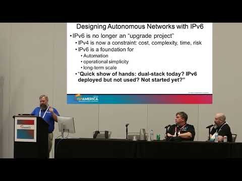 ISP America 2026 - Beyond IPv4: Designing Autonomous Networks With IPv6
