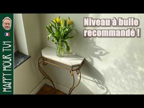 Placer une console deux pieds sur mur