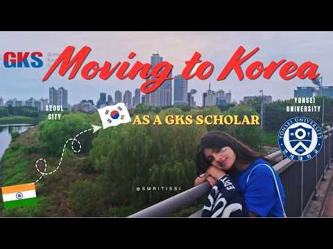 My journey to Korea as a GKS scholar at Yonsei university 🇮🇳✈️🇰🇷 #gksscholarship #studyinkorea #gks 