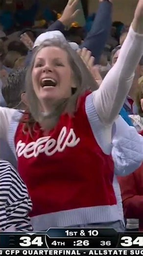 The sequence that sent Ole Miss to the College Football Playoff Semifinals 🔥 (📍 @greatclips)