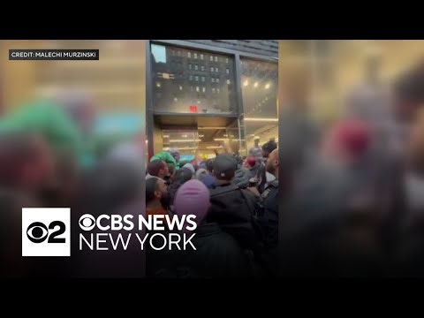 2 arrested after chaos at Vans shoe drop in NYC