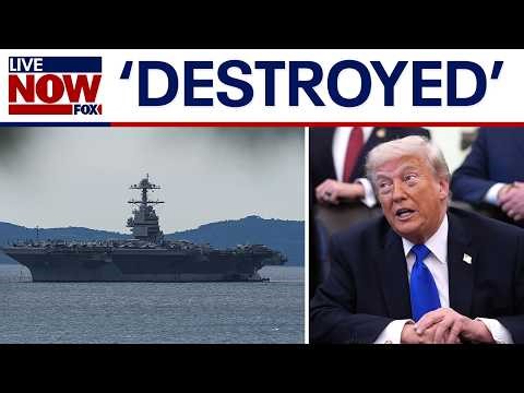 Trump says ceasefire in effect as US & Iran trade strikes