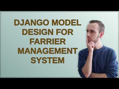 Codereview: Django Model Design for Farrier Management System