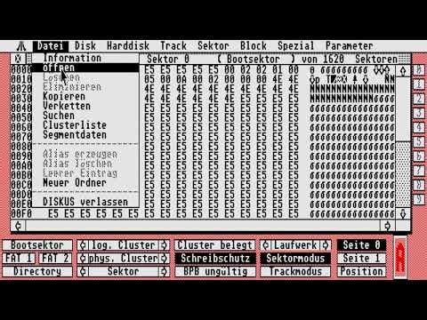 ATARI ST diskus 1 00 creative computer design ccd COPIER CHECK BOOT CLUSTERS
