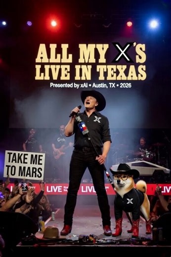 @elonmusk 🎶 All my X’s live in Texas 🎶