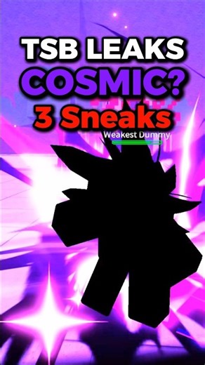 The Strongest Battlegrounds COSMIC GAROU UPDATE Leak! 🌌 #thestrongestbattlegrounds #roblox #tsb