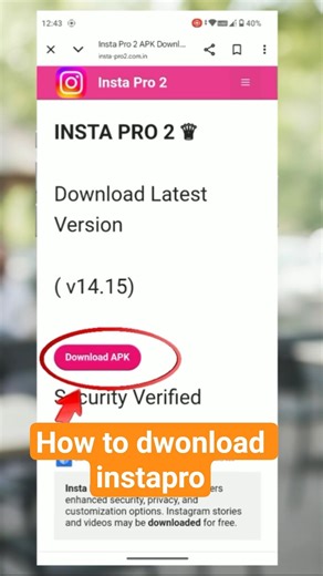 Instagram Pro Download Kaise Kare 2026 | InstaPro Latest Version Download Guide #shorts #viral