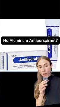 Aluminum-Free Antiperspirant? #dermatologistadvice