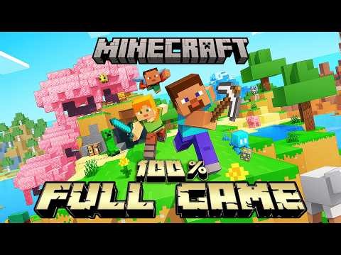 MINECRAFT 100% Gameplay Walkthrough FULL GAME (4K 60FPS) No Commentary