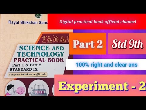 Class 9 Science Practical Part 2 | Experiment 2 | Exam Oriented Explanation