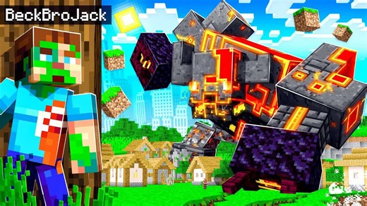 Epic boss fights in Minecraft: Overpowered edition