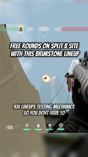 Free rounds on Split B Site with this Brimstone lineup
