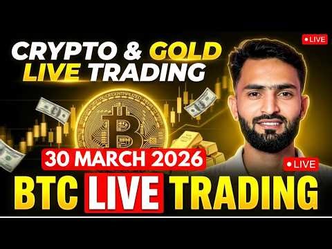Btc Live Trading & Gold Live Trading | crypto live trading & xauusd Live Trading 30 march 2026 #Gold