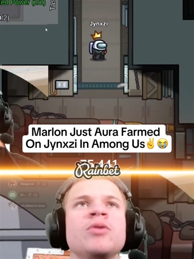 Marlon vs. Jynxzi in Among Us Gameplay Highlights
