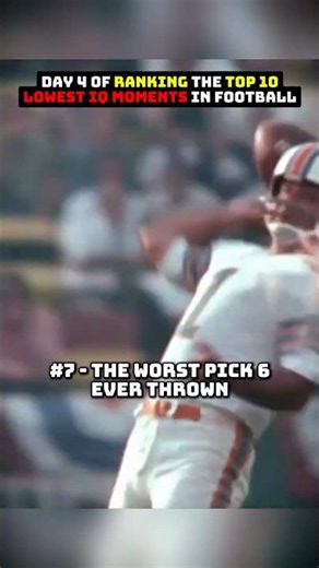 Day 4 of Ranking The Top 10 Lowest IQ Moments in Football 😭 #shorts